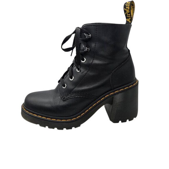 Dr. Martens Jesy Heeled Leather Lace-Up Boots – Size 10 US Womens - Picture 3 of 12
